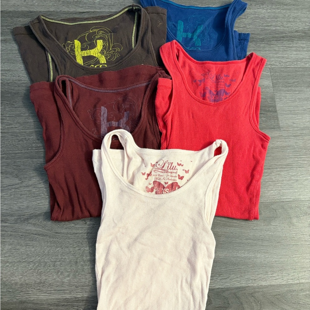 Colorful Tank Tops Set - Picture 1 of 10